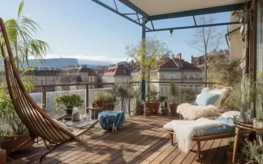 Appartement avec terrasse croix-rousse