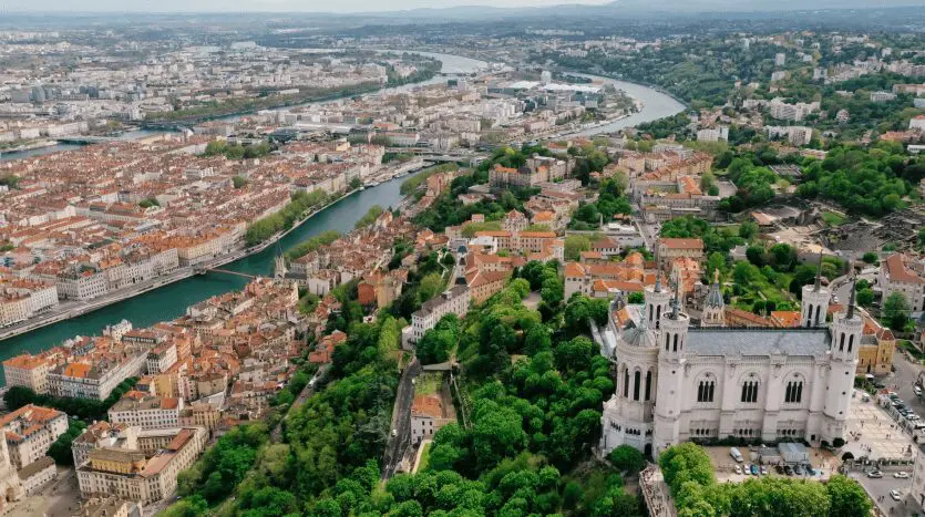 illustration autour de Lyon