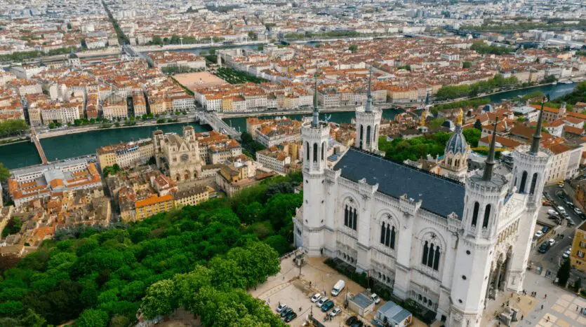 vue de la ville de Lyon